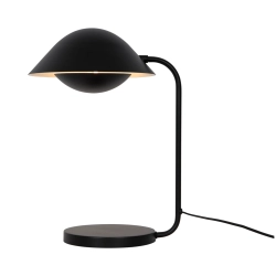 kinkiecik.pl Czarna lampa stołowa Freya - Nordlux, metalowa 2213115003